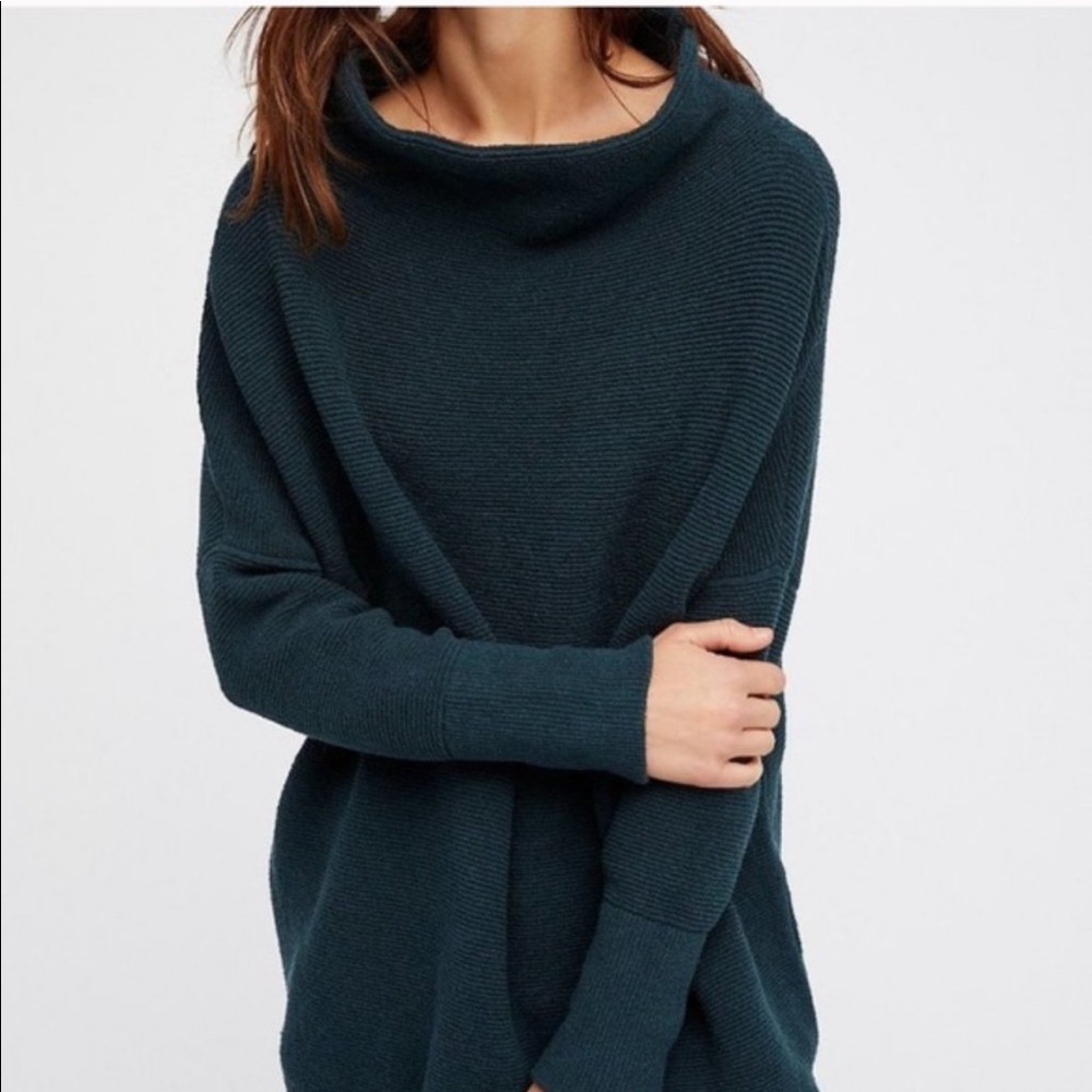Free People Ottoman Slouchy Tunic Jade S